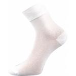 Ponožky unisex bambusové Lonka Demi - biele