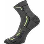 Ponožky unisex klasické Voxx Franz 03 - tmavo sivé-zelené