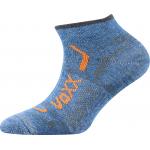 Ponožky detské klasické Voxx Rexík 01 3 páry (tmavosivé, navy, modré)