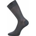 Ponožky pánske spoločenské Lonka Destyle - tmavo sivé