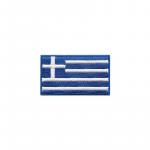 Nášivka nažehľovacia vlajka Grécko 6,3x3,8 cm - farebná