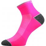 Ponožky unisex športové Voxx Ray - ružové svietiace