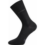 Ponožky unisex spoločenské Lonka Dewool - čierne