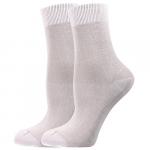 Pančuchové ponožky Lady B COTTON socks 60 DEN - biele