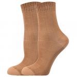 Pančuchové ponožky Lady B COTTON socks 60 DEN - béžové