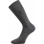 Ponožky pánské společenské Lonka Despok - středně šedé