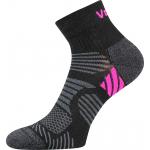 Ponožky unisex športové Voxx Raymond - čierne-ružové