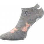 Ponožky dámske klasické Boma Piki 54 Mačky 3 páry (sivé, čierne, modré)