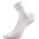 Ponožky dámske elegantné Lonka Fiona - biele
