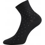 Ponožky dámske elegantné Lonka Fiona - čierne