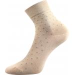 Ponožky dámske elegantné Lonka Fiona - béžové