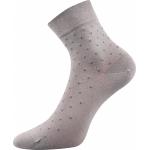 Ponožky dámske elegantné Lonka Fiona - svetlo sivé