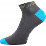 Ponožky klasické unisex Voxx Rex 13 Kolesá 3 páry (modré, šedé, čierne)