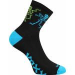 Ponožky športové unisex Voxx Ralf X Kostry - čierne-modré