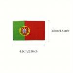 Nášivka nažehľovacia vlajka Portugalsko 6,3x3,8 cm - farebná