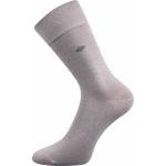 Ponožky pánské společenské Lonka Diagon - světle šedé