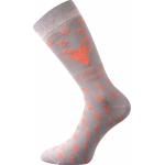 Ponožky klasické dámske Boma Kozorožec - svetlo sivé