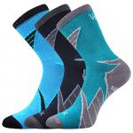 Ponožky dětské sportovní Voxx Joskik 3 páry (modré, navy, černé)
