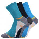 Ponožky dětské sportovní Voxx Optifanik 03 3 páry (modré, navy, černé)