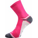Ponožky detské športové Voxx Optifanik 03 3 páry (ružové, tmavo ružové, červené)