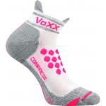 Ponožky unisex športové Voxx Sprinter - biele-ružové