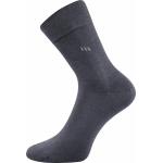 Ponožky pánské společenské Lonka Dipool - tmavě šedé