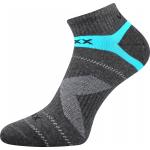 Ponožky klasické unisex Voxx Rex 14 3 páry (modré, tmavo šedé, svetlo šedé)