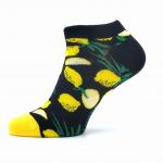 Ponožky letní unisex Lonka Dedon Mix 3 páry (černé-červené, černé-žluté, černé-zelené)