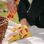Ponožky letní unisex Lonka Dedon Mix 3 páry (žluté, šedé, černé)