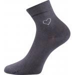 Ponožky elegantné dámske Lonka Filiona - tmavo sivé