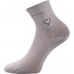 Ponožky elegantné dámske Lonka Filiona - svetlo sivé