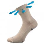 Ponožky sportovní unisex Voxx Baeron - béžové
