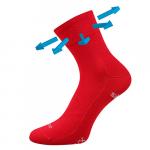 Ponožky športové unisex Voxx Baeron - červené