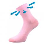 Ponožky športové unisex Voxx Baeron - ružové