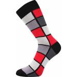 Ponožky klasické pánske Lonka Wearel 024 3 páry (červené, modré, zelené)