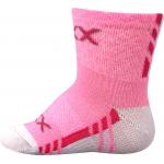 Ponožky dojčenské Voxx Piusing 3 páry (ružové, svetlo ružové, fialové)