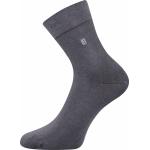 Ponožky pánske spoločenské Lonka Dagles - tmavo sivé