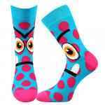 Ponožky detské Boma Ksichtík 2 páry (modré, ružové)