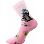 Ponožky detské Boma Krtko 3 páry - ružové