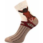 Ponožky letné dámske Boma Xantipa 64 Koník 3 páry (čierne, béžové, ružové)