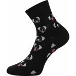 Ponožky tenké dámské Lonka Felixa Pejsvi 3 páry (černé, šedé, modré)