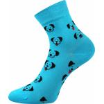 Ponožky tenké dámske Lonka Felixa Pejsvi 3 páry (čierne, šedé, modré)