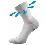 Ponožky športové unisex Voxx Esencis - svetlo sivé