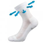 Ponožky športové unisex Voxx Esencis - biele