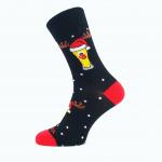 Ponožky pánske slabé Voxx PiVoXX Vianoce 3 páry (navy, tmavo šedé, čierne)