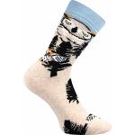 Ponožky dámské froté Boma Owlana - béžové