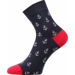 Ponožky letné unisex Lonka Dedot Mix 3 páry (navy-modré, 2x navy-biele)