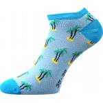 Ponožky letné dámske Boma Piki 64 Holka 3 páry (modré, čierne, ružové)