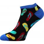 Ponožky letní dámské Boma Piki 64 Holka 3 páry (modré, černé, růžové)
