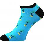 Ponožky letní pánské Boma Piki 64 Kluk 3 páry (modré, černé-šedé, černé-modré)
